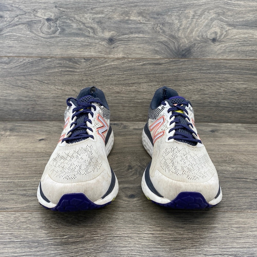 New Balance 680 Fresh Foam Women's Running Shoes Size 8 White Blue Walking - Picture 5 of 13